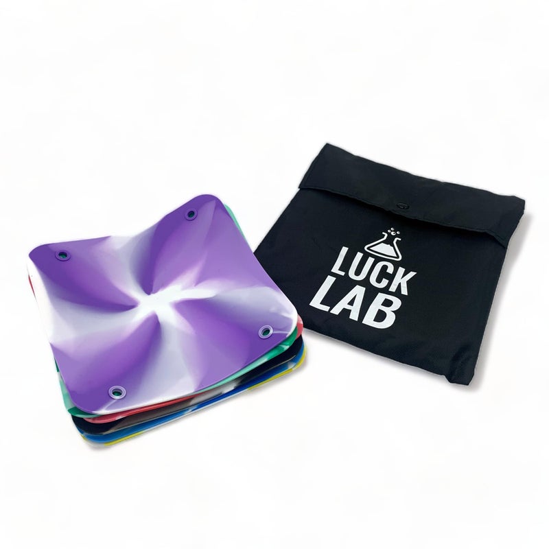 Luck Lab Board Game Storage Bowls, 6-Pack | Folding Tray Accessory Holds Tabletop Bits, Chits, Pieces | Swirl Colors | Bonus Storage Bag - Image 4